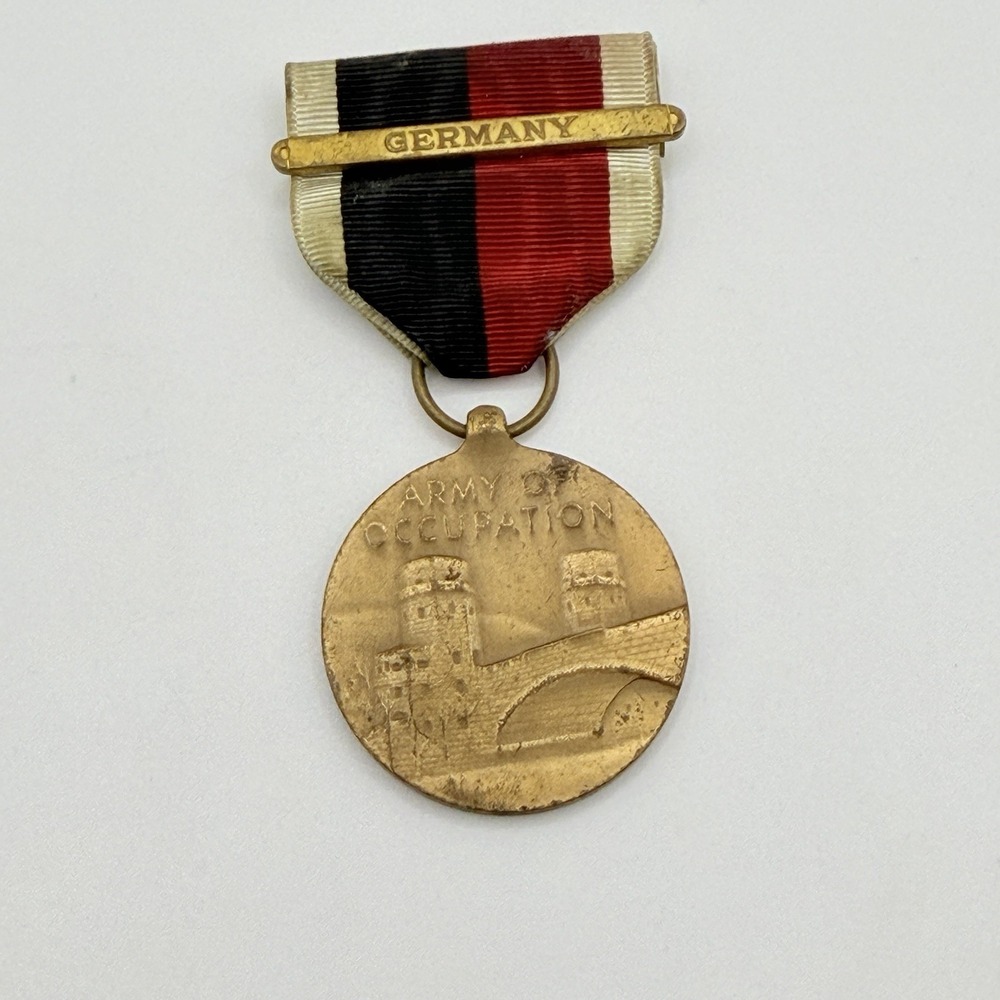 Vintage WW II Army of Occupation Medal Set with Germany Bar Pin